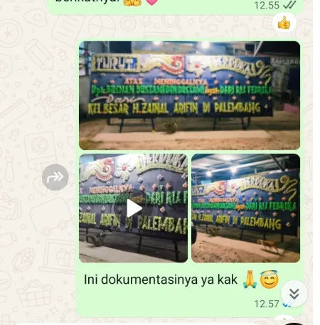 Pengiriman Papan Bunga Duka Jembatan Besi