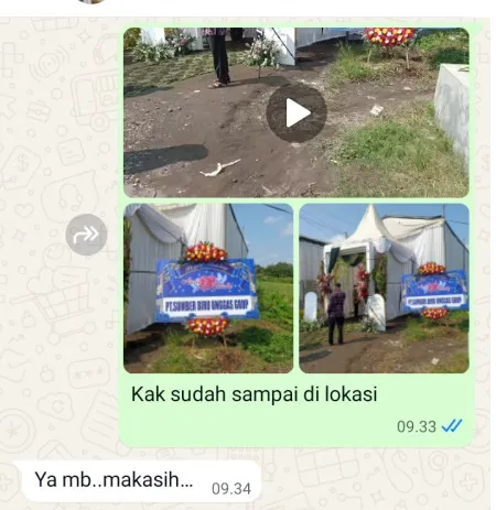 Pengiriman Karangan Bunga Jembatan Besi