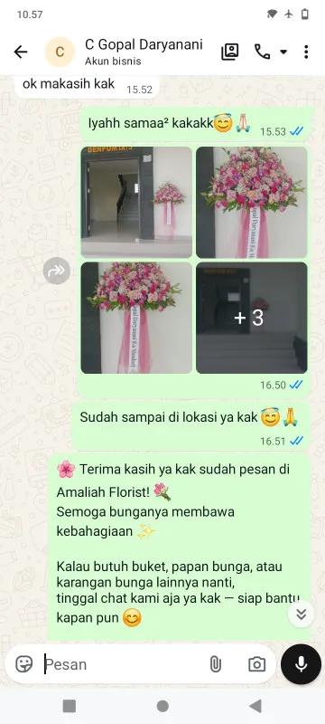 Pengiriman Karangan Bunga Jembatan Besi